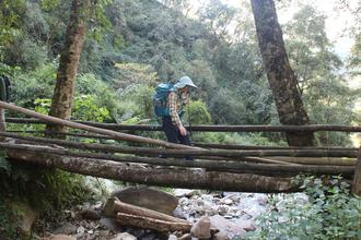 Crossing a bridge