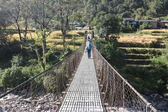 Bridge over Modi river