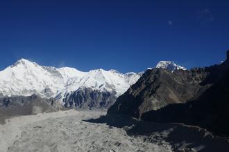 Morraine from receding glacier