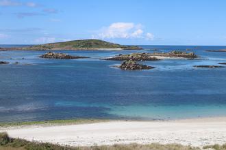White sands and islands