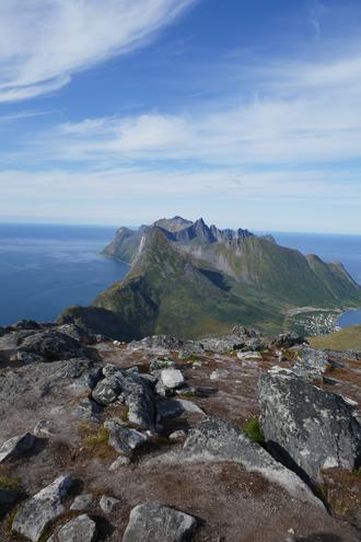 Looking along the peninsular