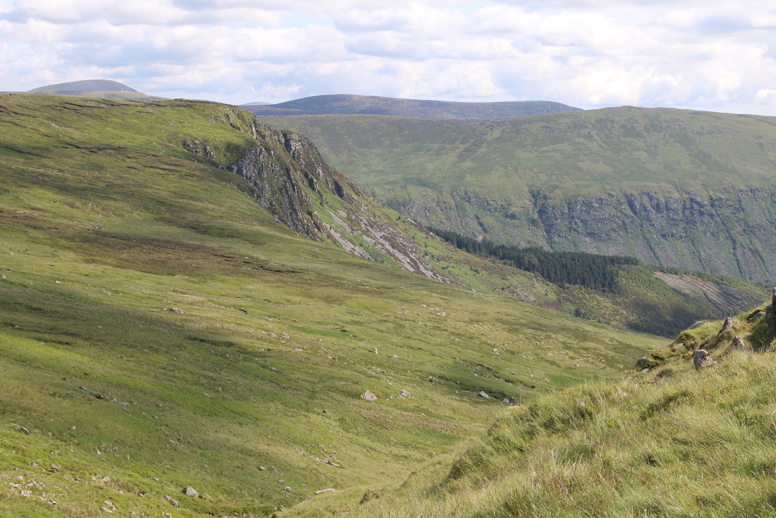 View from the final ridge